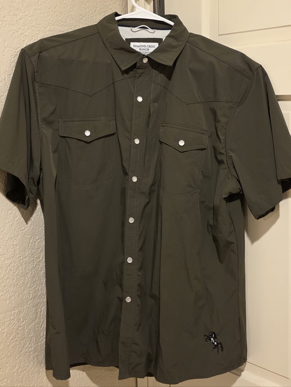 Diamond Cross Ranch Button Down Shirt